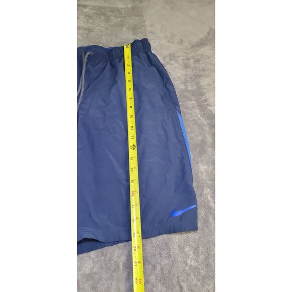 NIKE Men's Size M Blue Athletic Dri-Fit Shorts Pockets Drawstring Fitness C27-16 - Picture 2 of 8
